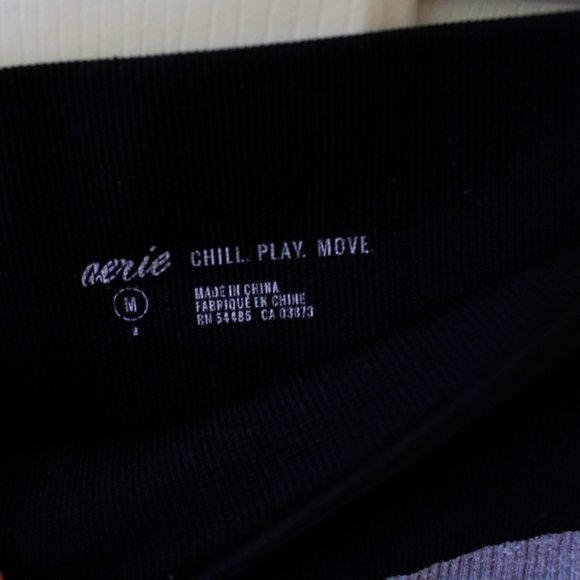 aerie Tricolor Grey Banded Legging Joggers Medium - Picture 5 of 5